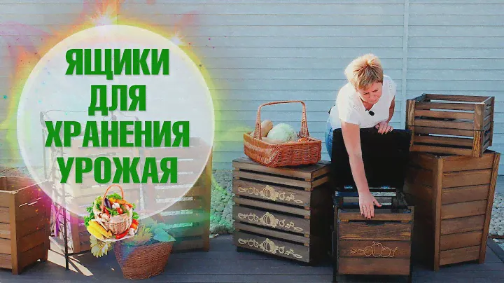 Ящики для хранения урожая ➡ Какие бывают и для чего нужны?