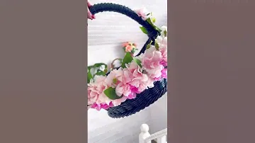 Плетёные пасхальные корзины
