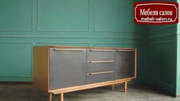 Дизайнерский комод Bruni Black BR 03Black от фабрики "Этажерка"