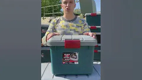 Прочный  экспедиционный ящик (бокс) IRIS RV BOX 400 для отдыха, рыбалки, машины.