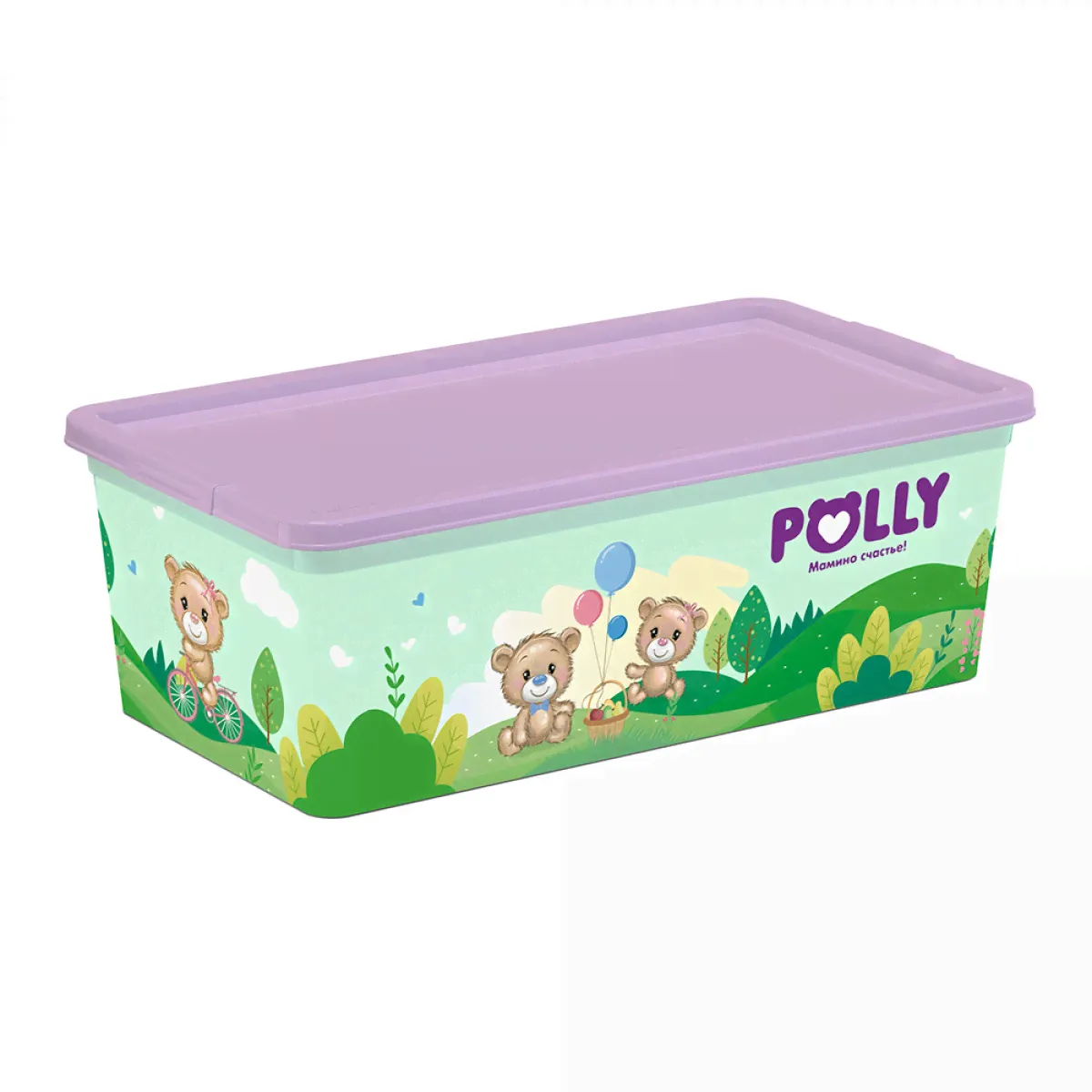 ПОЛИМЕРБЫТ Коробка Polly 5,5 л-0