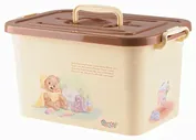 Контейнер ПОЛИМЕРБЫТ Polly 10 л 35.5х23.5х19 см бежевый
