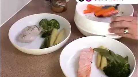 Пароварка для СВЧ двухуровневая «ВКУС И ПОЛЬЗА»