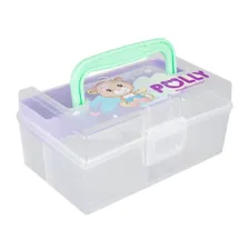 Контейнер пластиковый детский 0,8 л 170*108*78 мм аптечка дорожная Polly Полимербыт (1/12)
