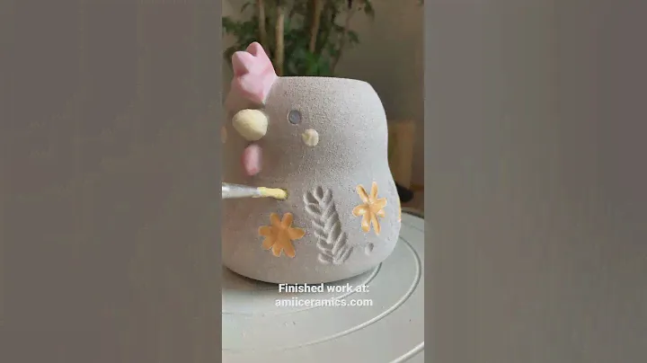 Glazing Chelsea the Chicken Carved Version