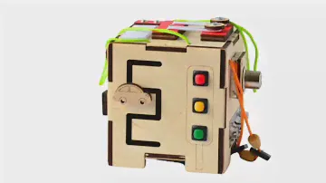 Бізікуб 12*12*12 см Sensorik Koloda Toys 1215