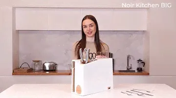 NOIR kitchen BIG - подставка для столовых приборов, разделочной доски, сушка, точилка для ножей