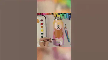 customizing a hydro flask *satisfying*