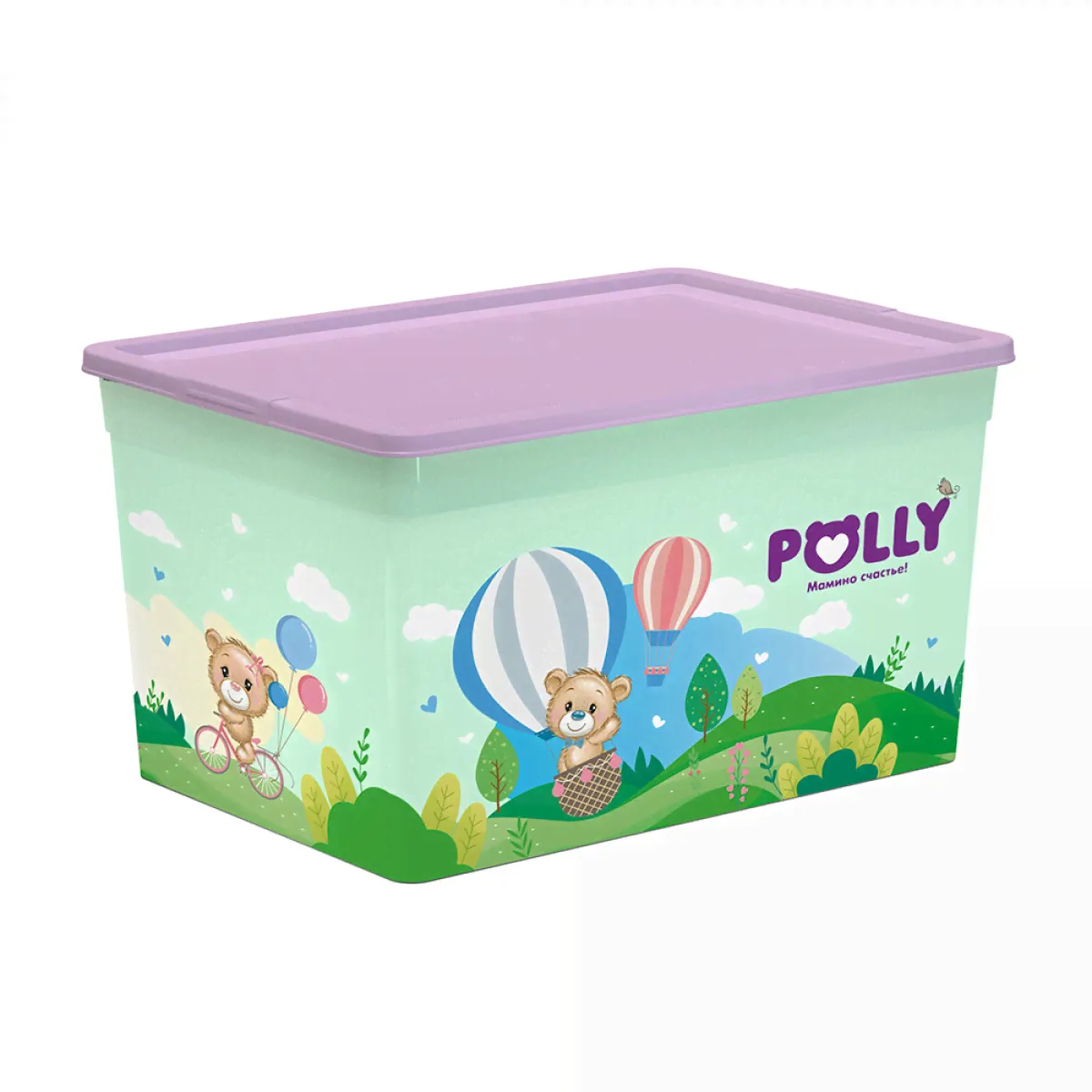 Коробка пластиковая Полимербыт 16 л Polly-0
